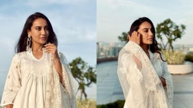 Surbhi Jyoti is beauty personified in embellished white salwar suit