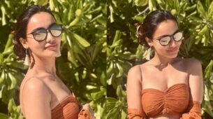 Surbhi Jyoti is ultimate sunkissed diva in brown strapless outfit, Drashti Dhami is lovestruck
