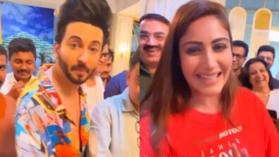 Taken 3 months to come on air: Dheeraj Dhoopar and Surbhi Chandna party hard on set after first episode, see inside video