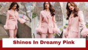 Tamannaah Bhatia Looks Stunning In This Pink Pantsuit With Feather Detailing