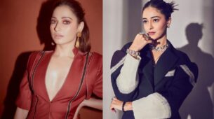 Tamannaah Bhatia sets major fashion trend in brown pantsuit and long skirt, Ananya Panday is a diva in black and white pantsuit