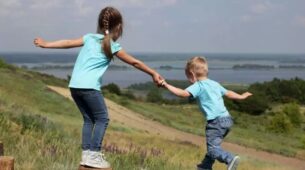 Teach your children how to take care of their younger siblings