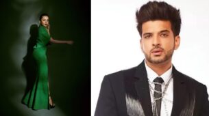 Tejasswi Prakash is setting internet on fire in green slit outfit, BF Karan Kundrra calls her “my bond girl…”