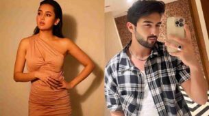 Tejasswi Prakash ups her sensuality quotient in beige one-shoulder bodycon gown, co-star Rohit Suchanti says, “Hollywood ke liye”