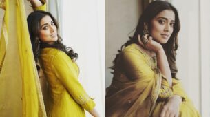 The Gorgeous Shriya Saran Thanks Everyone On Her Social Media For Showing Much Love Towards “Kabzaa” Teaser In A Yellow Ensemble, Take A Look