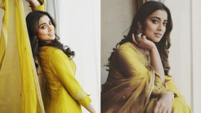 The Gorgeous Shriya Saran Thanks Everyone On Her Social Media For Showing Much Love Towards “Kabzaa” Teaser In A Yellow Ensemble, Take A Look