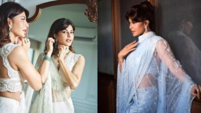 Times when Jacqueline Fernandez flaunted ‘kamariya’ in a saree