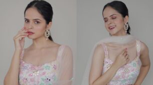 TMKOC diva Palak Sindhwani melts hearts with perfection in deep-neck salwar suit, fans in awe