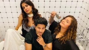 Too Hot To Handle: Pooja Bhatt, Dulquer Salmaan and Shreya Dhanwanthary get cozy in bathtub, spotted twinning in black