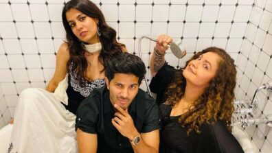 Too Hot To Handle: Pooja Bhatt, Dulquer Salmaan and Shreya Dhanwanthary get cozy in bathtub, spotted twinning in black