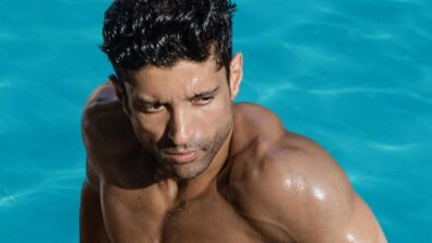 Trending: Farhan Akhtar shares shirtless ‘thirst trap’ moment from swimming pool, wife Shibani Dandekar is delighted