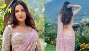 Uff Haye Garmi: ‘Cutie pie’ Jasmin Bhasin activates hotness mode in transparent lavender saree, are you sweating?