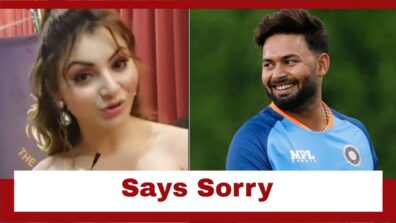 Urvashi Rautela Says ‘Sorry’ With Folded Hands To Rishabh Pant