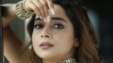 Uttaran Fame Tina Datta Looks Glamorous In Pink Floral Sharara With Heavy Jewelry