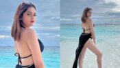 Vaishnavi Prakash gets her ‘Maldivan tan’ on point, raises mercury levels with her sheer black swimsuit 