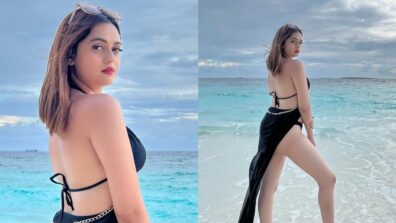 Vaishnavi Prakash gets her ‘Maldivan tan’ on point, raises mercury levels with her sheer black swimsuit 