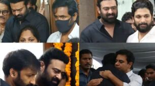 Vijay Deverakonda, Allu Arjun, And Mahesh Babu Pay Respect To Late Rebel Star Krishnam Raju And Console Prabhas