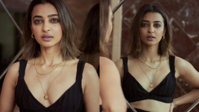 Vikram Vedha: Radhika Apte is ultimate stunner in black plunging neckline top and long skirt, we are in love