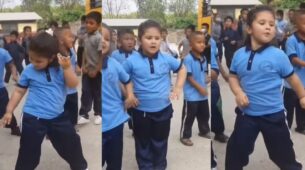Viral Video: A Cute Little Girl Child Dancing On Beats Of Saami Is Taking A Round Of Internet