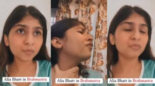 Viral Video: A Woman Mimics Alia Bhatt’s Role Of Isha From Brahmastra, fans burst out laughing