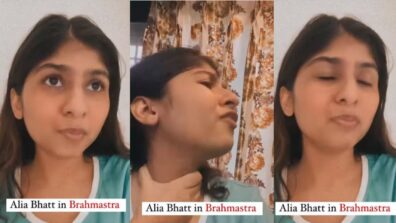 Viral Video: A Woman Mimics Alia Bhatt’s Role Of Isha From Brahmastra, fans burst out laughing