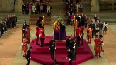 Viral Video: Royal guard near Queen Elizabeth’s coffin faints, falls on face