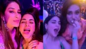 Viral Video: Shraddha Arya is enjoying disco night with girl gang, looks irresistible in plunging neckline bodycon dress