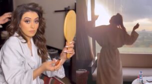 Watch: A sneak-peek into how Hansika Motwani gets ready for red carpet night during award shows