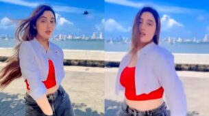 Watch: Ashnoor Kaur slays ‘zooby zooby’ dance trend in crop top jacket and denim, gets stunned with unexpected special appearance