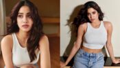 Watch: Janhvi Kapoor grabs eyeballs in bodyhugging shorts and white crop top outside gym, we are drooling