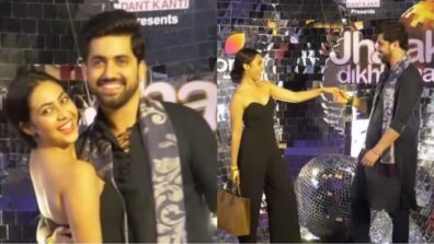 Watch: Reem Sameer Sheikh and Zaim Imam are twinning in black, get romantic on camera