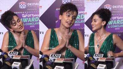 Watch: Taapsee Pannu mistakenly gets called ‘sir’ during award show press conference, actress gives savage reply