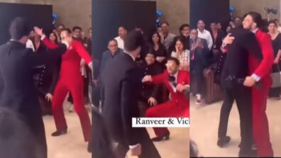 Watch: Vicky Kaushal and Ranveer Singh jam together at Filmfare awards, Deepika Padukone can’t stop laughing