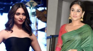 Watch: Vidya Balan flaunts love for ‘yummy’ golgappes, Tamannaah Bhatia reacts