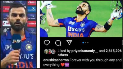 Watch: Virat Kohli credits Anushka Sharma for century against Afghanistan, actress says, “forever with you…”