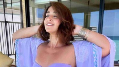 What A Babe: Ileana Dcruz is burning hearts in a stylish lavender monokini and gown, fans can’t keep calm