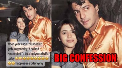 When years ago I blushed at Chunky Panday…: Ekta Kapoor makes a big confession on actor’s birthday