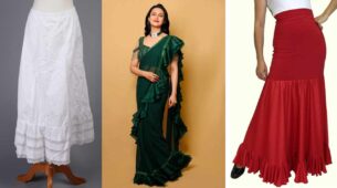 Why Is It Appropriate To Pair A Saree With A Frilled Petticoat? Know Here