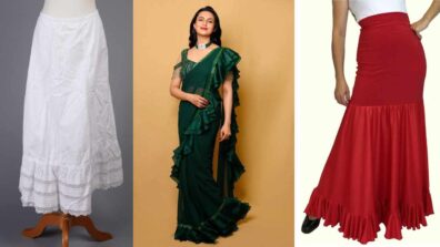 Why Is It Appropriate To Pair A Saree With A Frilled Petticoat? Know Here