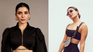 With her black outfit, Samantha Ruth Prabhu turned the town red