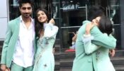Yeh Rishta Kya Kehlata Hai Fame Harshad Chopda And Pranali Rathod Spotted Twinning In Teal Green Outfit