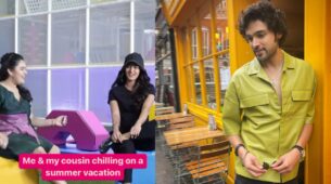 Watch: Erica Fernandes shares unseen footage of her chill out moments with cousin, Parth Samthaan says, “being dumped”