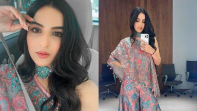 What beauty! Jasmin Bhasin in sheer ethnic co-Ord set