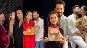 Karwachauth 2022: Rubina Dilaik-Abhinav Shukla, Disha Parmar-Rahul Vaidya, Divyanka Tripathi-Vivek Dahiya and Mouni Roy-Suraj Nambiar manifest joy
