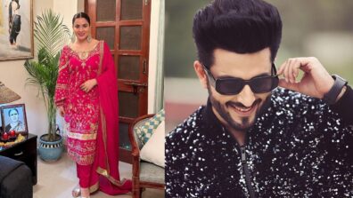 Kundali Bhagya: Dheeraj Dhoopar is born to shine, Shraddha Arya dazzles in magenta salwar suit