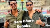 Siddhant Chaturvedi and Vicky Kaushal look dapper in olive green shirts, former says ‘Hare Bhare Kebabs’