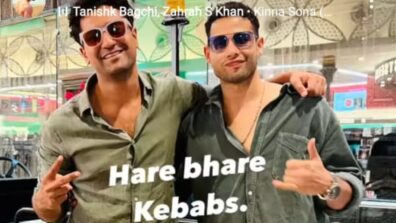 Siddhant Chaturvedi and Vicky Kaushal look dapper in olive green shirts, former says ‘Hare Bhare Kebabs’