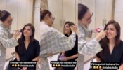 So Cute: Tamannaah Bhatia dolls up her friend in early morning