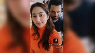 Hilarious: Disha Parmar clicks hubby Rahul Vaidya off-guard, singer caught on camera with ridiculous, annoyed face