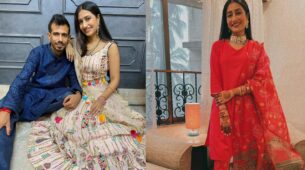 Yuzvendra Chahal and Dhanashree share sneak-peek from romantic Karwa-Chauth celebrations, Chris Gayle loves it